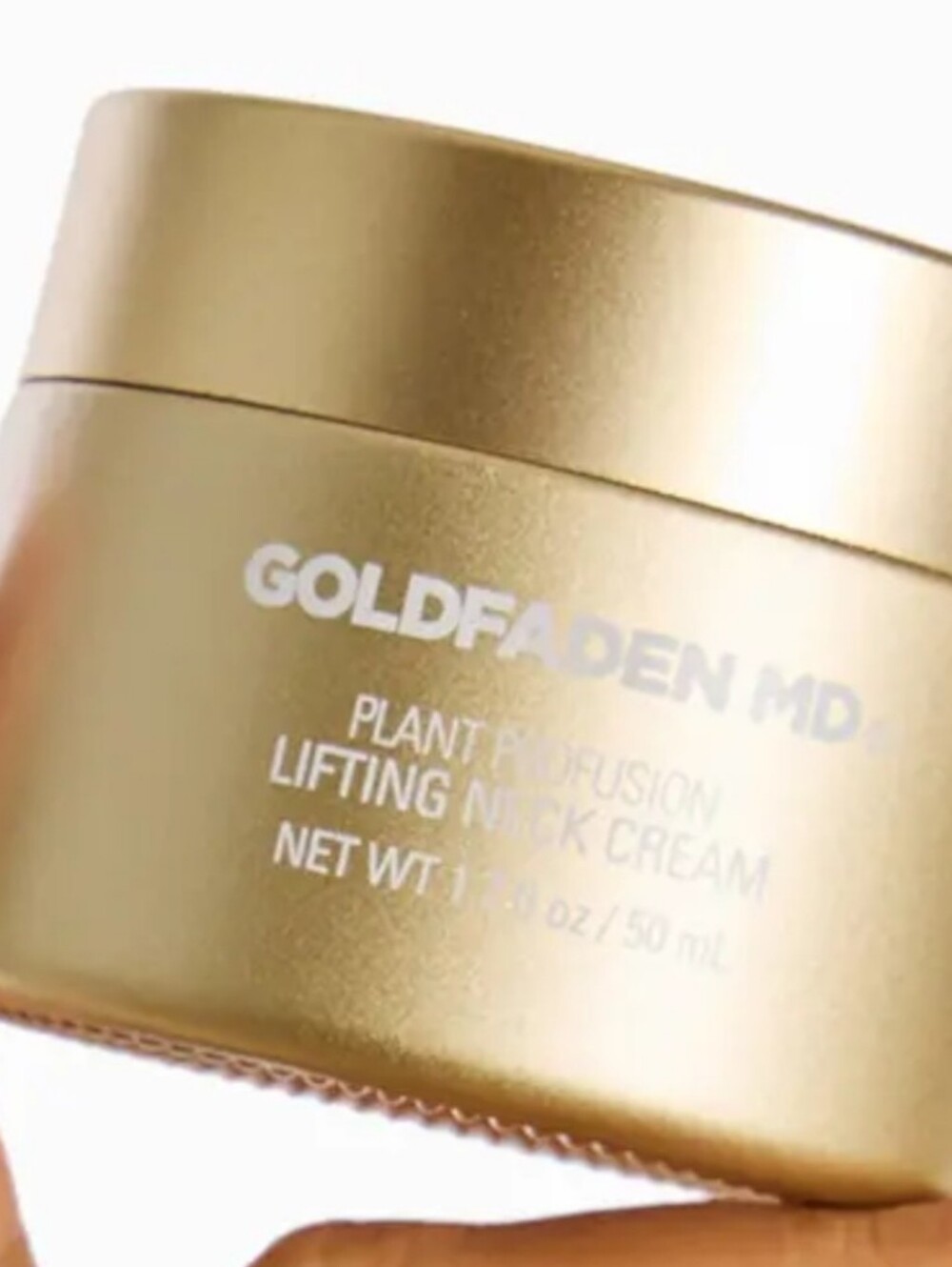 GOLDFADEN MD Plant Infusion Lifting Neck Cream NIB, Full Size